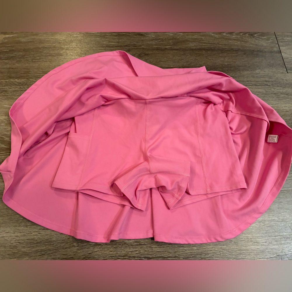 PacSun | PAC 1980 WHISPER Active Crossover Front Mini Skirt in Pink Medium - Picture 8 of 10